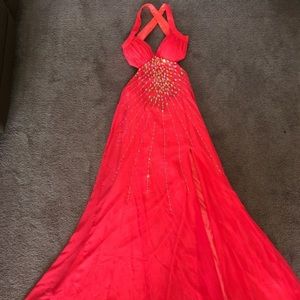 Pink/Coral Prom Dress